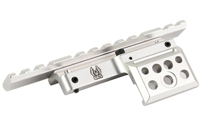 GG&G Ruger Mini-14 Receiver Side Picatinny Rail Mount with Bolt Hold Open, Silver