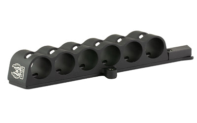 GG&G Inc. Benelli M4 Shotgun 6-Shot Side Saddle Shell Holder, Black Anodized Finish GGG-2697