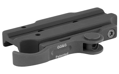GG&G Quick Detach Trijicon ACOG Optic Mount, 6061-T6 Aluminum, Black Finish
