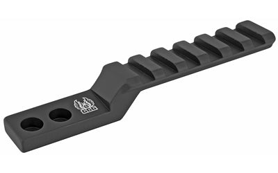 GG&G TAC-13 Anodized Aluminum Cantilever Picatinny Flashlight Mounting Rail, Black