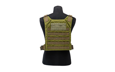 Grey Ghost Gear Minimalist Plate Carrier, One-Size with Adjustable Straps, 10"x12" Hard Plate Compatible, Air Mesh Interior, Olive Drab Green