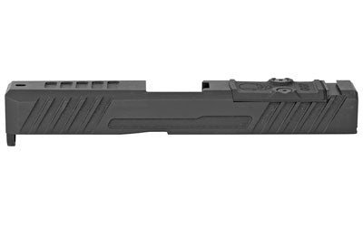 Grey Ghost Precision GGP-19-3-OC-V3 Stripped Slide, Glock 19 Gen 3, Dual Optic Cut, V3 Slide Pattern, Black Nitride