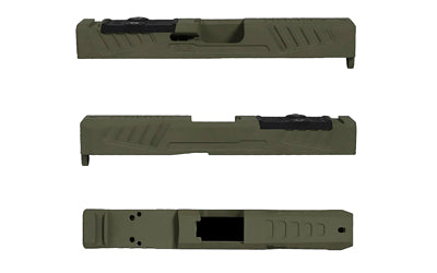 Grey Ghost Precision Glock 19 Gen 5 Stripped Slide V5 Trijicon RMR/Leupold DPP Cut, ODG Cerakote