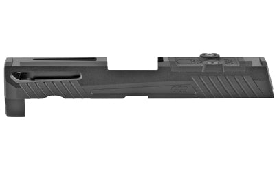 Grey Ghost Precision GGP320-C-BLK-1 Stripped Slide, Sig P320 Compact, Dual Optic Cut, Version 1, Black DLC