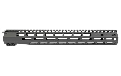 Grey Ghost GGP 15-Inch MLOK Handguard for AR-15, Sniper Gray, Type III Anodize GGP55615HGSG