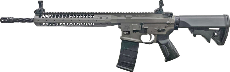 LWRC IC-SPR BILLET 5.56 NATO 16" 30RD GREY W/ BLACK STOCK