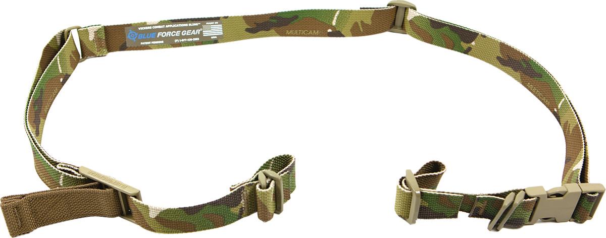 Vickers Combat Applications Sling with Nylon Adjuster Hardware Multicam