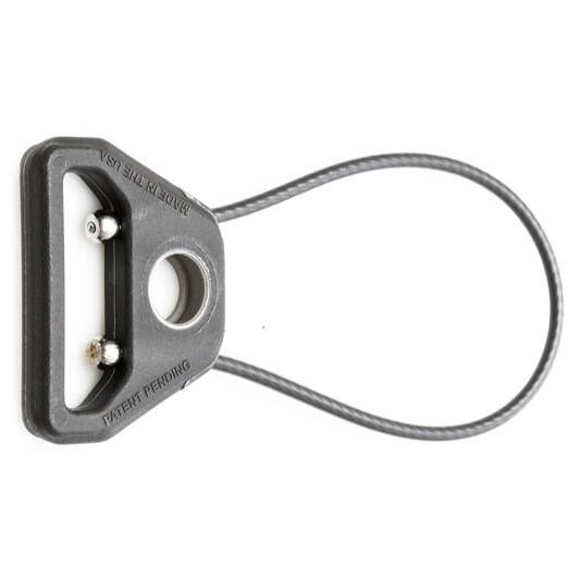 Blue Force Gear Black Molded Universal Wire Loop Push Button Sling Swivel 2.75in
