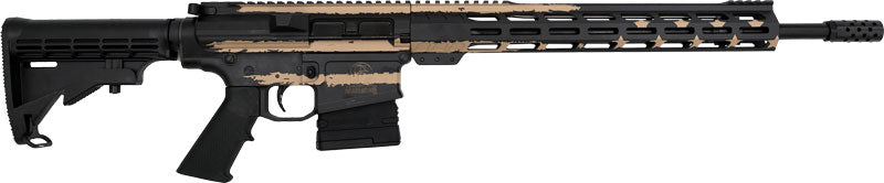 GLFA AR10 RIFLE 308 WIN 18" NITRIDE BBL DESERT FLAG 10-RDS