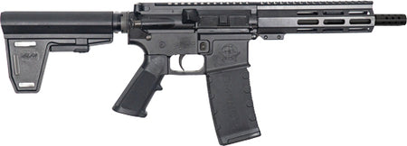 GLFA AR15 PISTOL W/BRACE 223 WYLDE 7.5" NITRIDE BBL BLACK