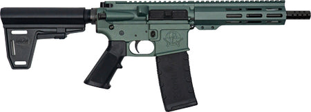 GLFA AR15 PISTOL W/BRACE 223 WYLDE 7.5" NIT CHARCOAL GREEN