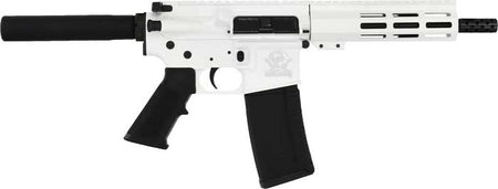 GLFA AR15 PISTOL 223 WYLDE 7.5" NITRIDE BBL WHITE