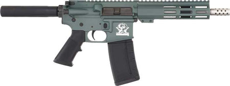GLFA AR15 PISTOL 223 WYLDE 7.5" SS. BBL. CHARCOAL GREEN