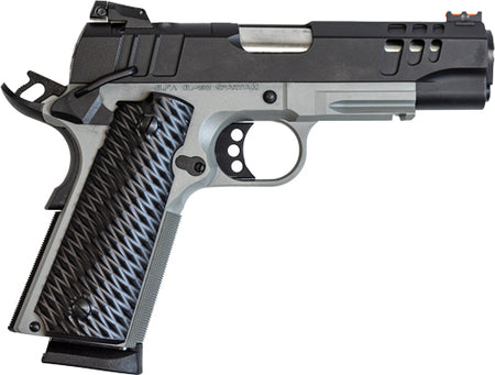 GLFA 1911 PISTOL 45ACP 4.25" BLACK SLIDE BULL SHARK FRAME