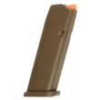 Glock G17 Factory Handgun Magazine FDE 9mm 17/rds Bulk