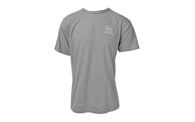 GLOCK OEM Gray Short Sleeve T-Shirt Large, Perfection Logo AA75145