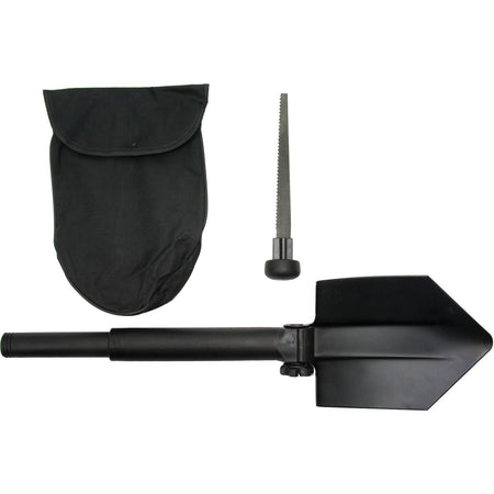 Glock ET17070 Three-Position Entrenching Tool with Hardened Saw, Black Polymer Handle and Nylon Pouch