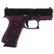 Glock 43x MOS Custom "Glock and Roses Black Cherry Frame" Subcompact Handgun 9mm Luger 10rd Magazines (2) 3.41" Barrel Austria