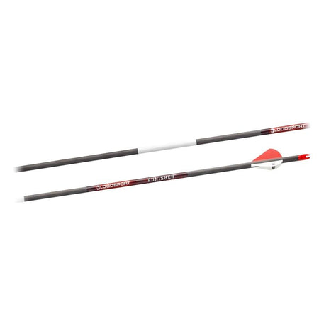 Bloodsport Punisher 300 Spine Carbon Archery Arrows 6/pk
