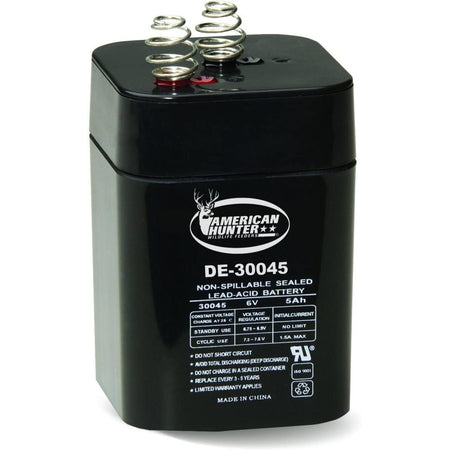 American Hunter Spring Top Rechargeable Lantern Battery 6V 5A