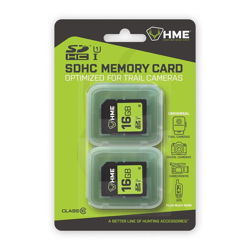 HME 16 GB SDHC Memory Card Twin Pack