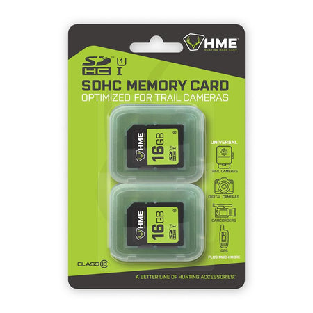 HME 16 GB SDHC Memory Card Twin Pack