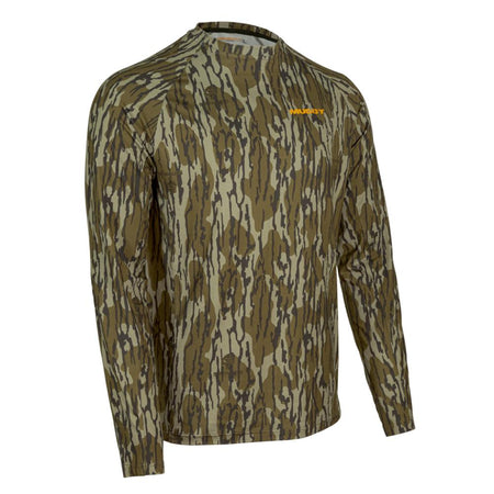 Muddy TRX Long Sleeve Base Layer Crew Shirt Mossy Oak Bottomland S