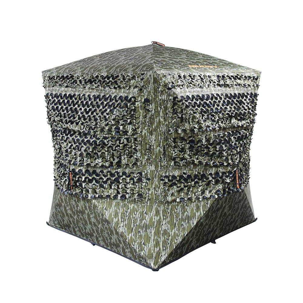 Muddy Carnage Die Cut Ground Blind Mossy Oak Bottomland 58x58