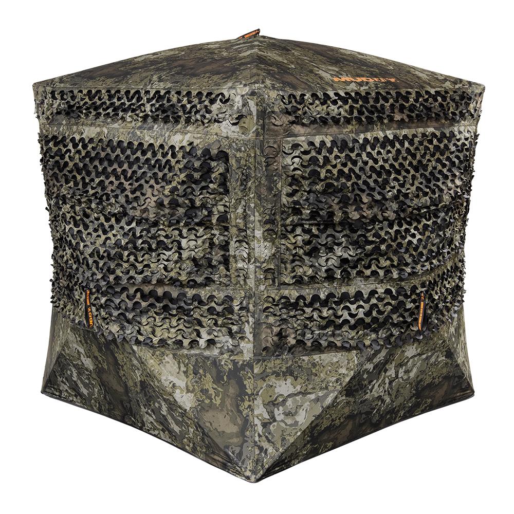 Muddy Carnage Die Cut Ground Blind Canyon Grey 58x58 Footprint