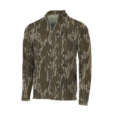 Muddy DV8 Quest Quarter Zip Mid-Layer Sweatshirt Mossy Oak Bottomland Size 2XL