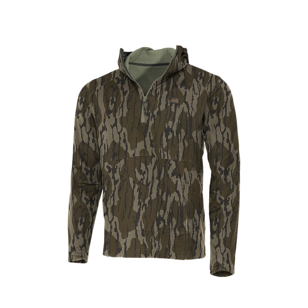 Muddy DV8 Quest Mossy Oak Bottomland Midweight Quarter Zip Hoodie 2XL