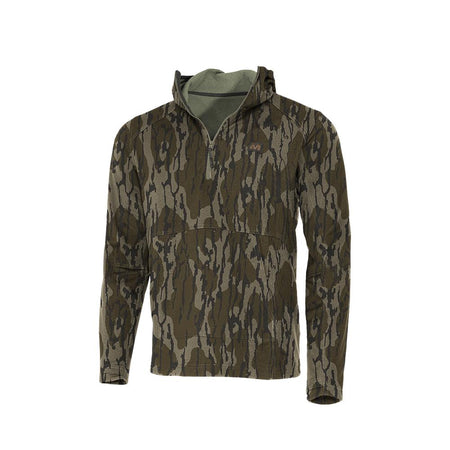 Muddy DV8 Quest Midweight 1/4 Zip Hoodie Mossy Oak Bottomland Size L