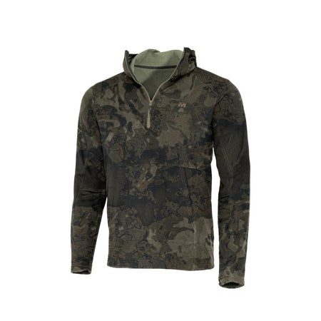 Muddy DV8 Quest Midweight 1/4-Zip Hoodie Veil Canyon Grey Size 2XL