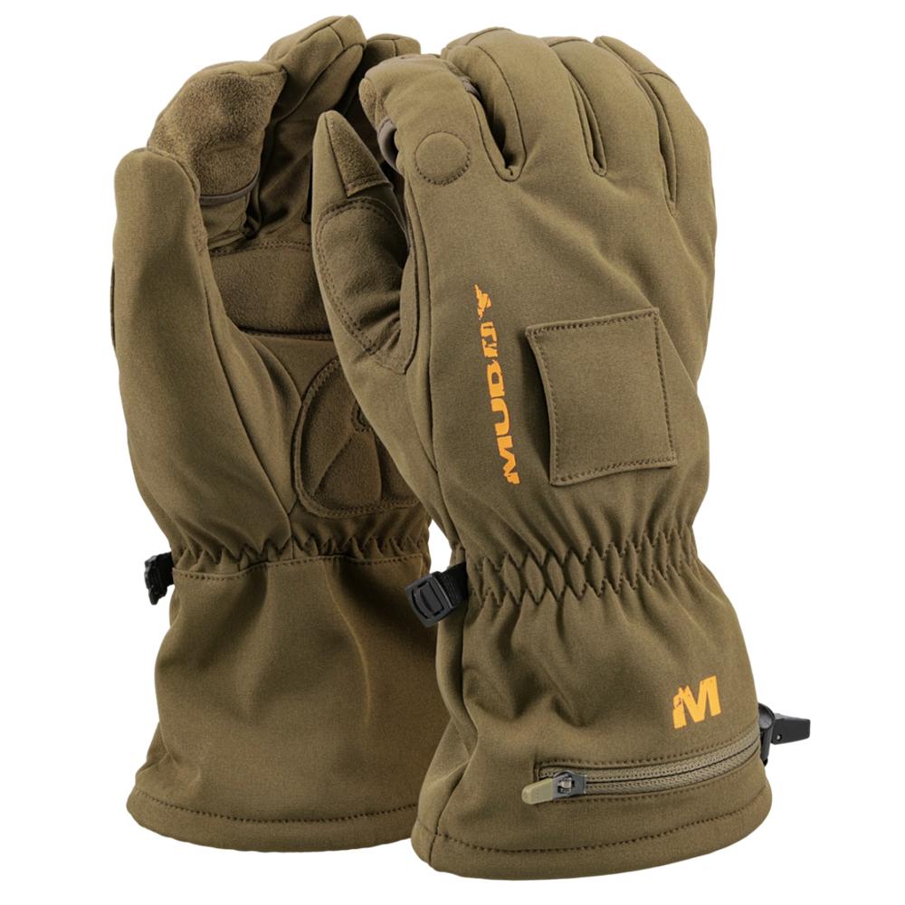 Muddy Nucleus Brown Clay XL Heated Softshell Gloves
