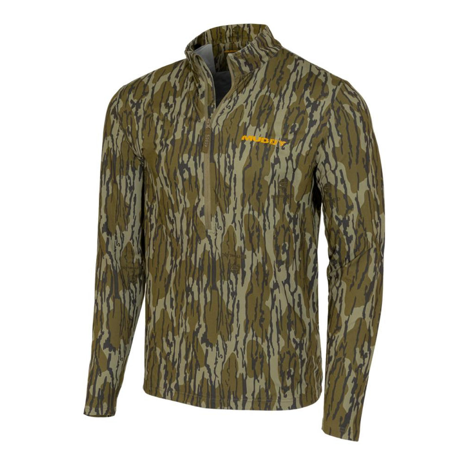 Muddy TRX Long Sleeve Quarter Zip Top Mossy Oak Bottomland Size 2XL