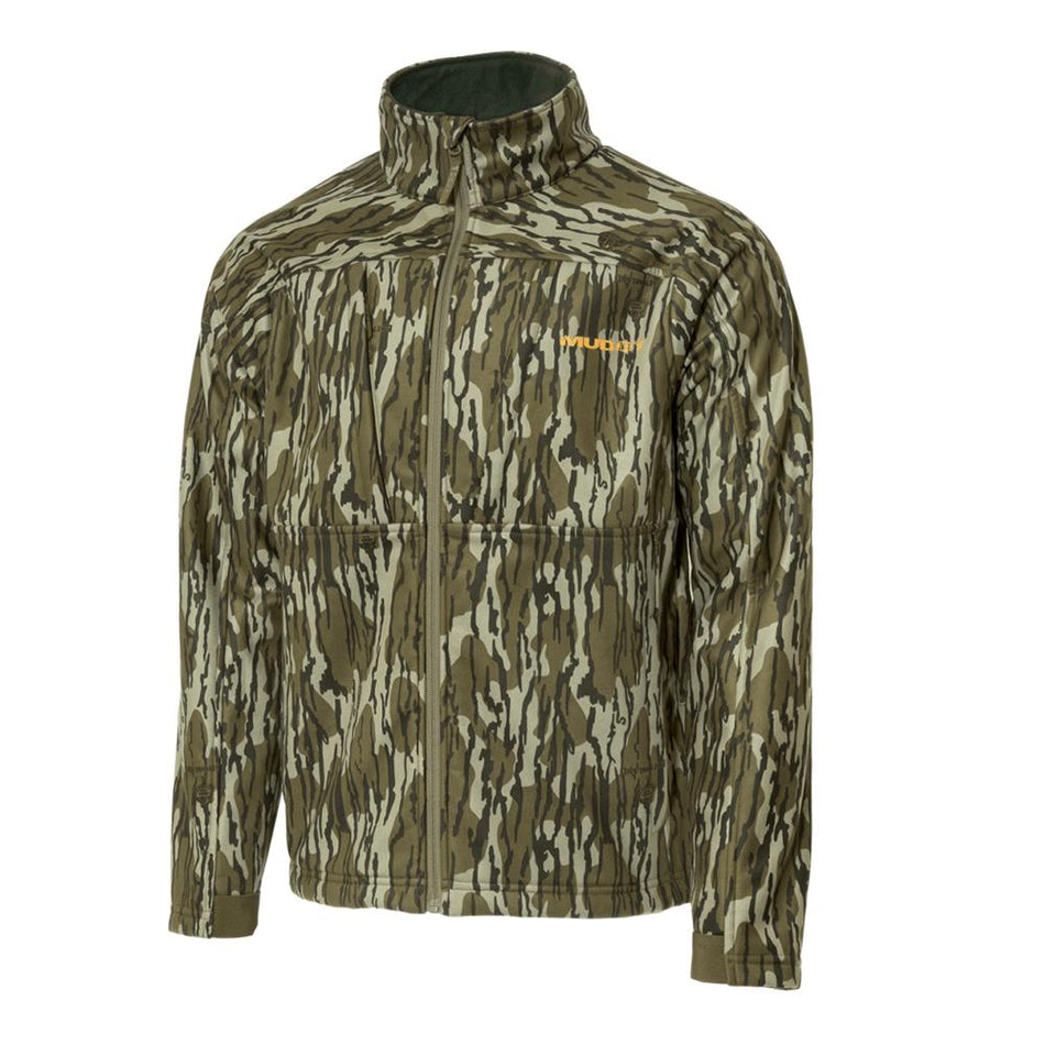 Muddy TRX Windproof Softshell Jacket Mossy Oak Bottomland Camo Medium