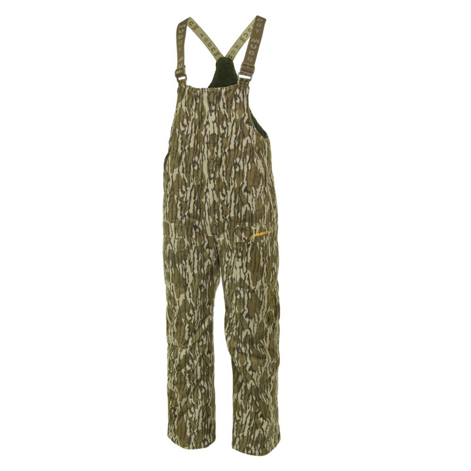 Muddy TRX Sherpa Fleece Waterproof Hunting Bib Overalls Mossy Oak Bottomland Size L