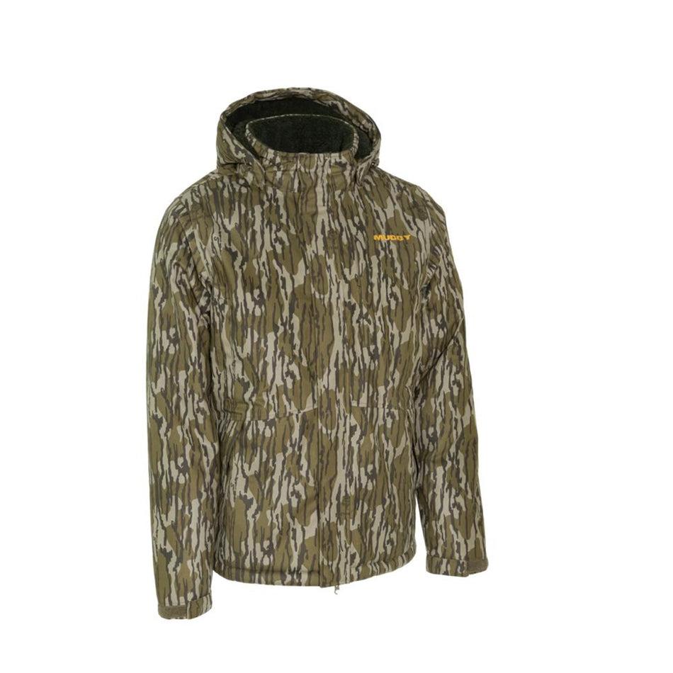 Muddy Timber Recon Extreme Waterproof Sherpa Jacket Mossy Oak Bottomland XL