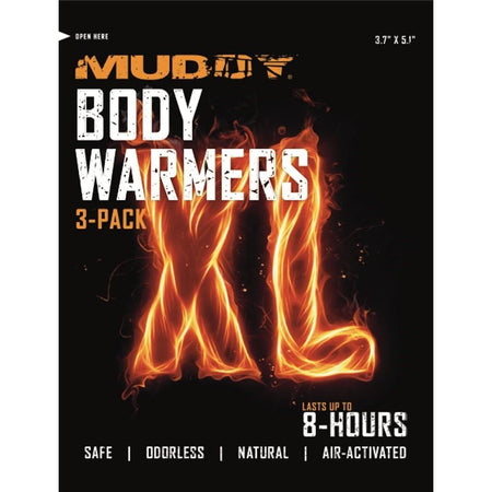 Muddy XL Air-Activated Body Warmer No Adhesive 3 Count