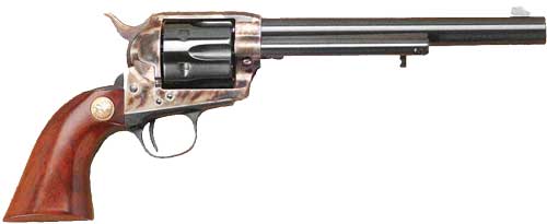 CIMARRON P-MODEL 38SP/357MAG PW FS 7.5" CC/BLUED WALNUT