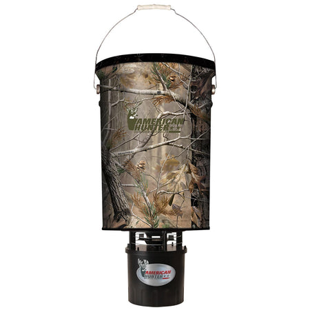 GSM 50 lb Camo Hanging Wildlife Feeder with Electronic Kit
