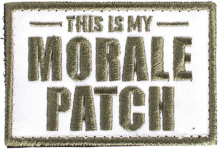 SME This Is My Morale Patch with Adhesive Back