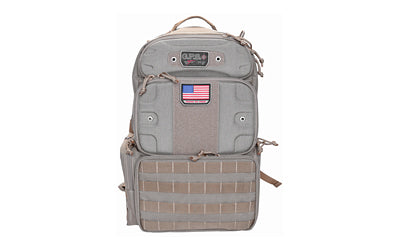 GPS Tactical Tall Range Backpack, Tan, Teflon Coated 1000 Denier, Oversized Zippers GPS-T1913BPT