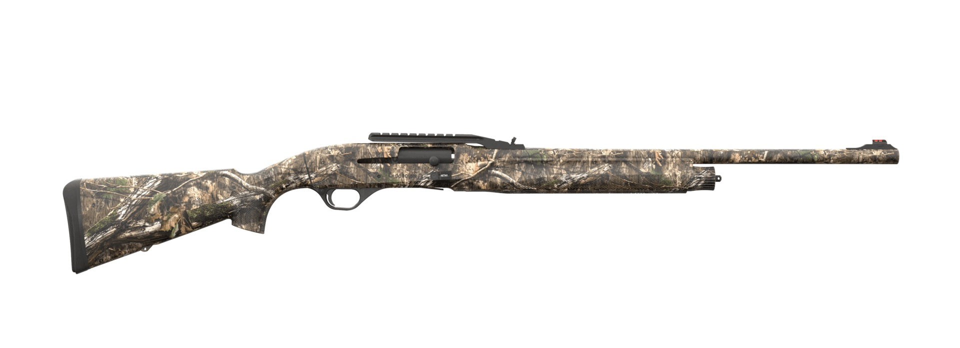 Retay USA GORSLDNA24 Gordion Slug 12 Gauge 3" 4+1 24" Vent Rib Barrel, Aluminum Receiver Fixed w/Pistol Grip Stock