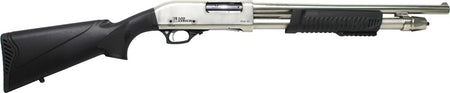 IVER JOHNSON PUMP 12GA 3" 18" CYLINDER NICKEL SYNTHETIC