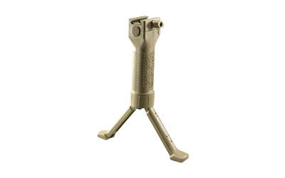 Grip Pod GPS V2 Tan Vertical Foregrip Bipod, Picatinny, Steel Reinforced GPSV2T