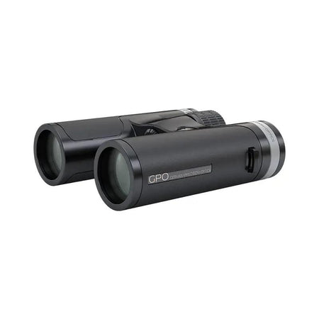 GPO Passion SD 10x34 Compact Binoculars Magnesium Frame High-Grade SD Glass Black Silver