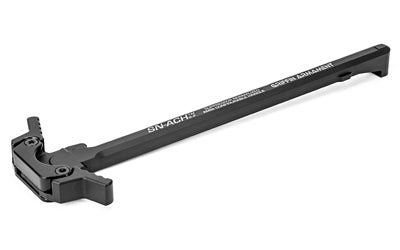 Griffin Armament SN-ACH 10 SNACH10R3 Ambidextrous AR-10 Charging Handle, Suppressor Normalized, Forward Gas Vent, Black Anodized