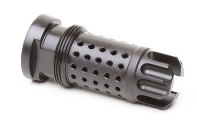 Griffin Armament Flash Comp Muzzle Device, 1/2X28, 556 NATO, Black Nitride Finish