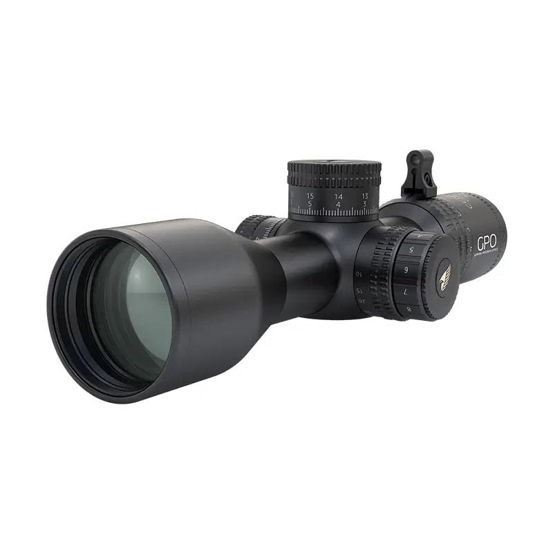 GPO Centuri 4x 4-16x44i FFP Illuminated MIL Riflescope - Compact 30mm Tube, Black